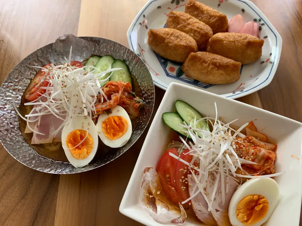 お昼の盛岡冷麺&お稲荷さん😋|ｋｚｓｙｋさん