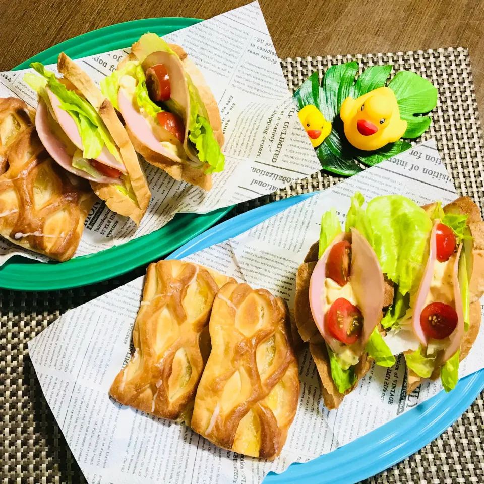 Snapdishの料理写真:朝ごパン🥪|nailsbayさん