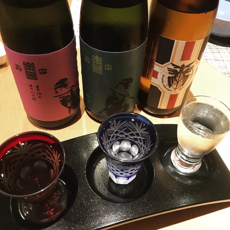 日本酒飲み比べ|麻紀子さん