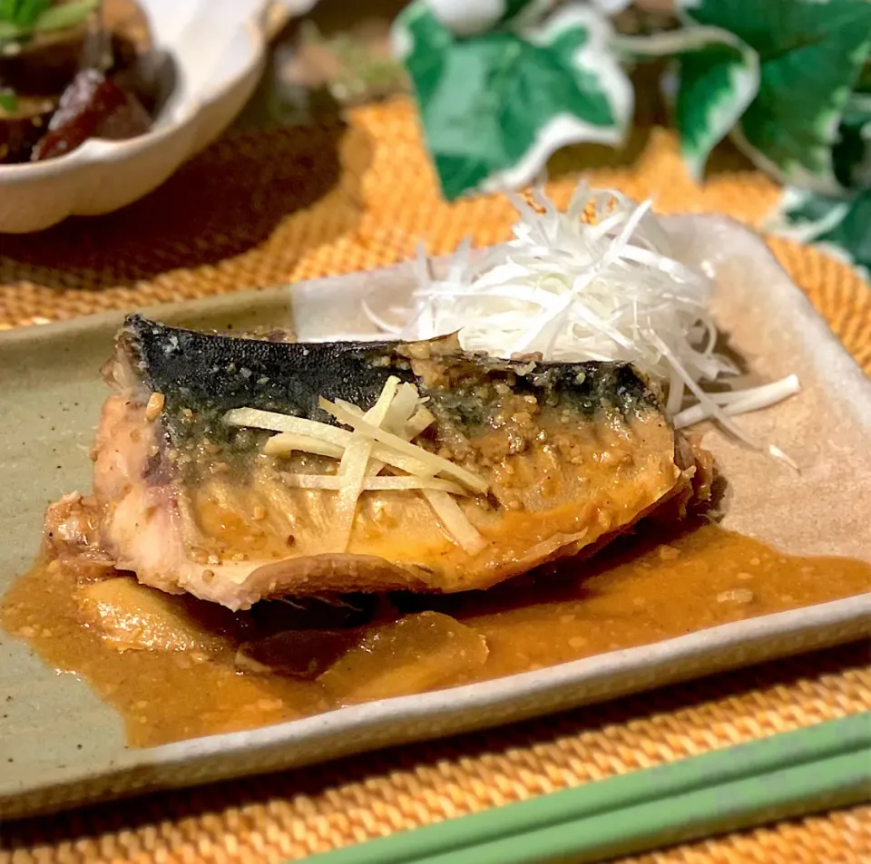 さばのすりごま味噌煮🐟|あゆさん