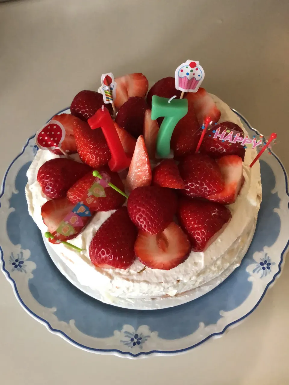 Snapdishの料理写真:誕生日ケーキ|kaooさん