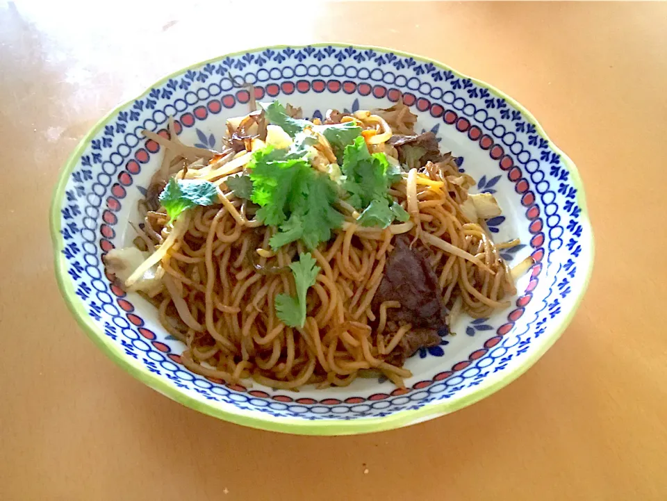 パクチー焼きそば|のりーさん