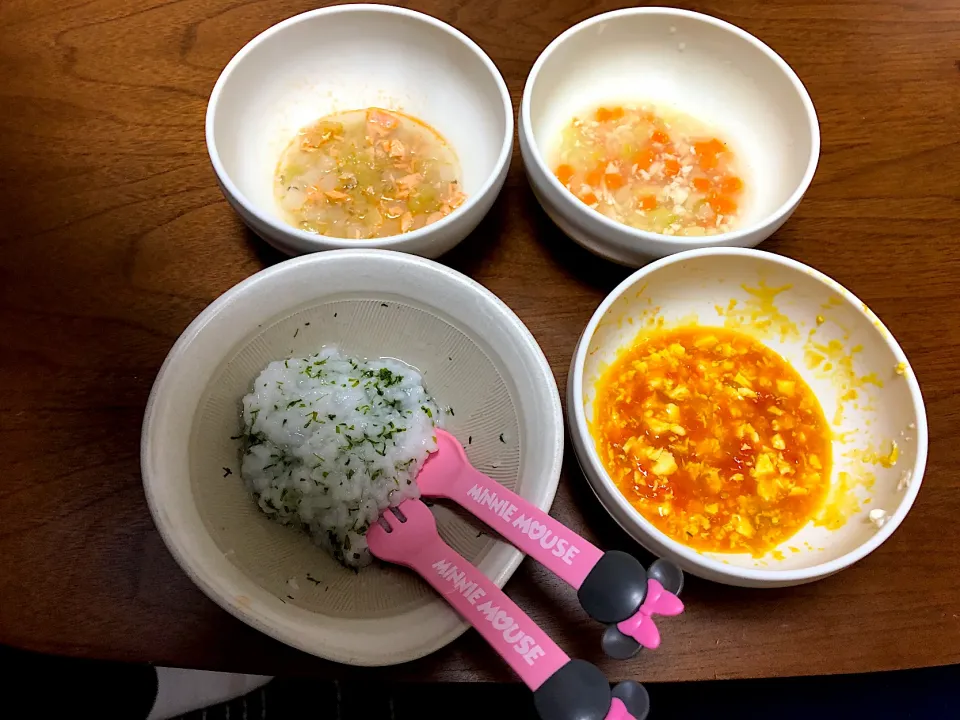 Snapdishの料理写真:９ヶ月児の離乳食6/1夜20:40-21:05|みさわはやとさん