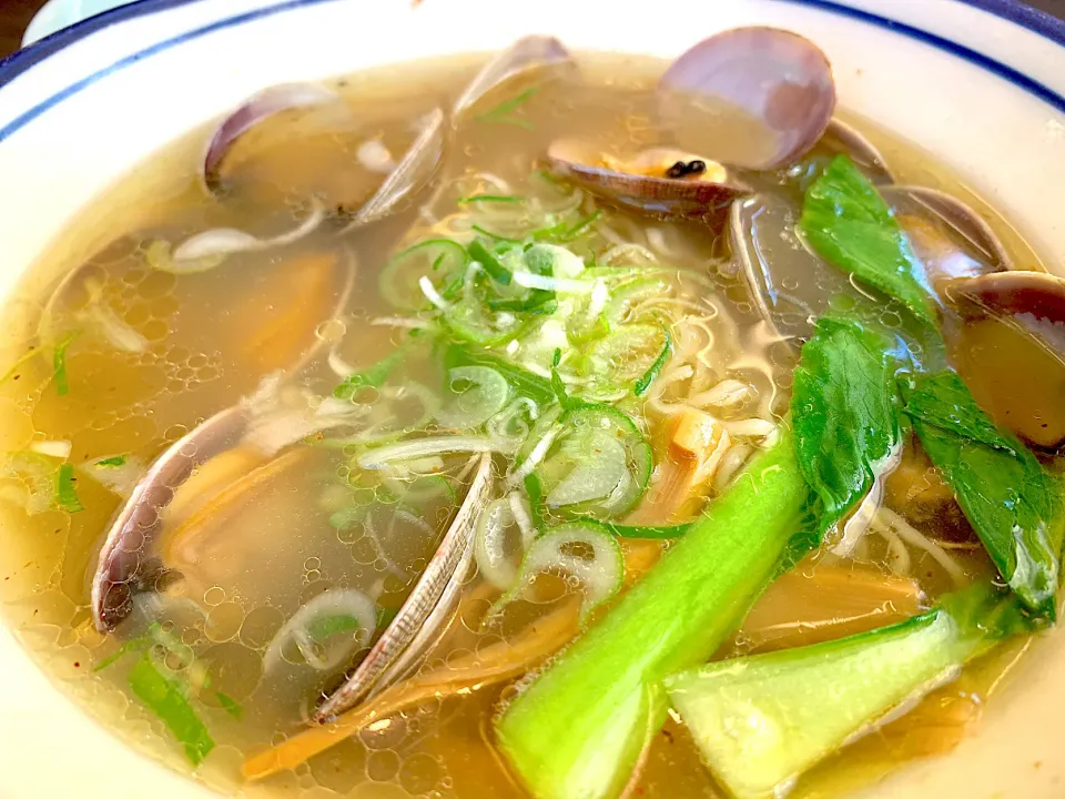 あさりラーメン塩　大盛り|きらさん