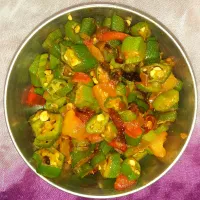 bhindi fry recipe|nidakhanum50さん