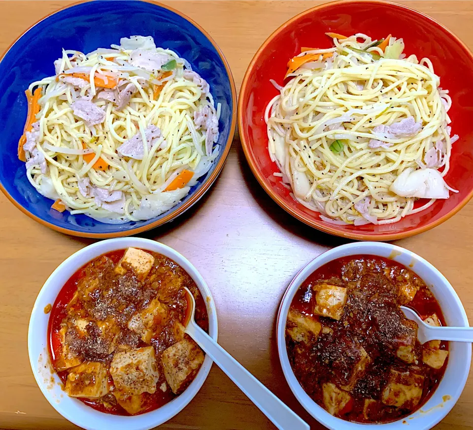 塩焼きそば＆麻婆豆腐|あやちんさん