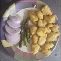 Dal Vada with Fried Green Chillis + Onions|Ratna Widhaniさん