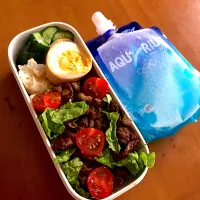 Snapdishの料理写真:焼肉サラダ🥗弁当🍱|tamanaさん