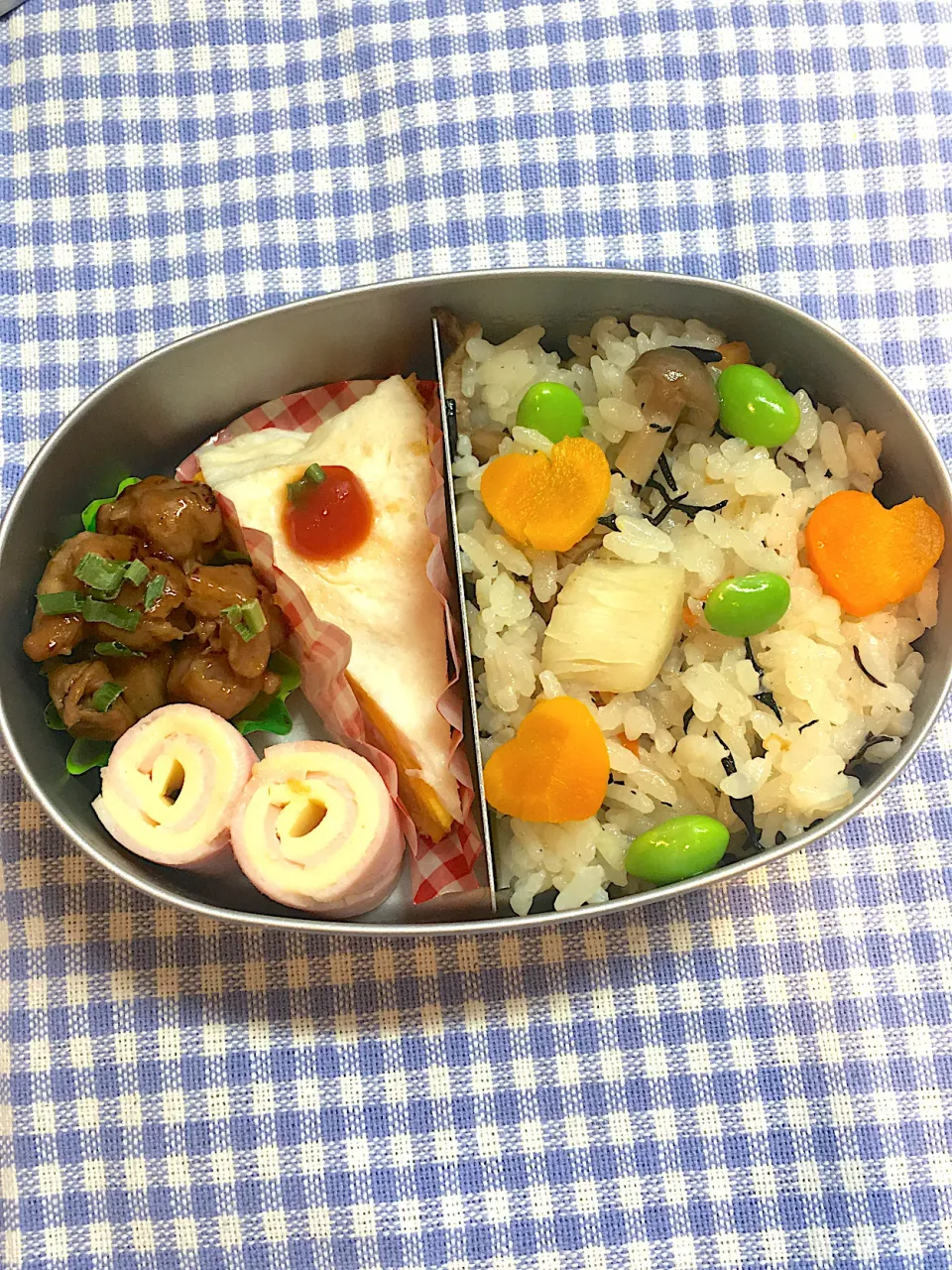 卵焼きケーキのお弁当|ラビットさん