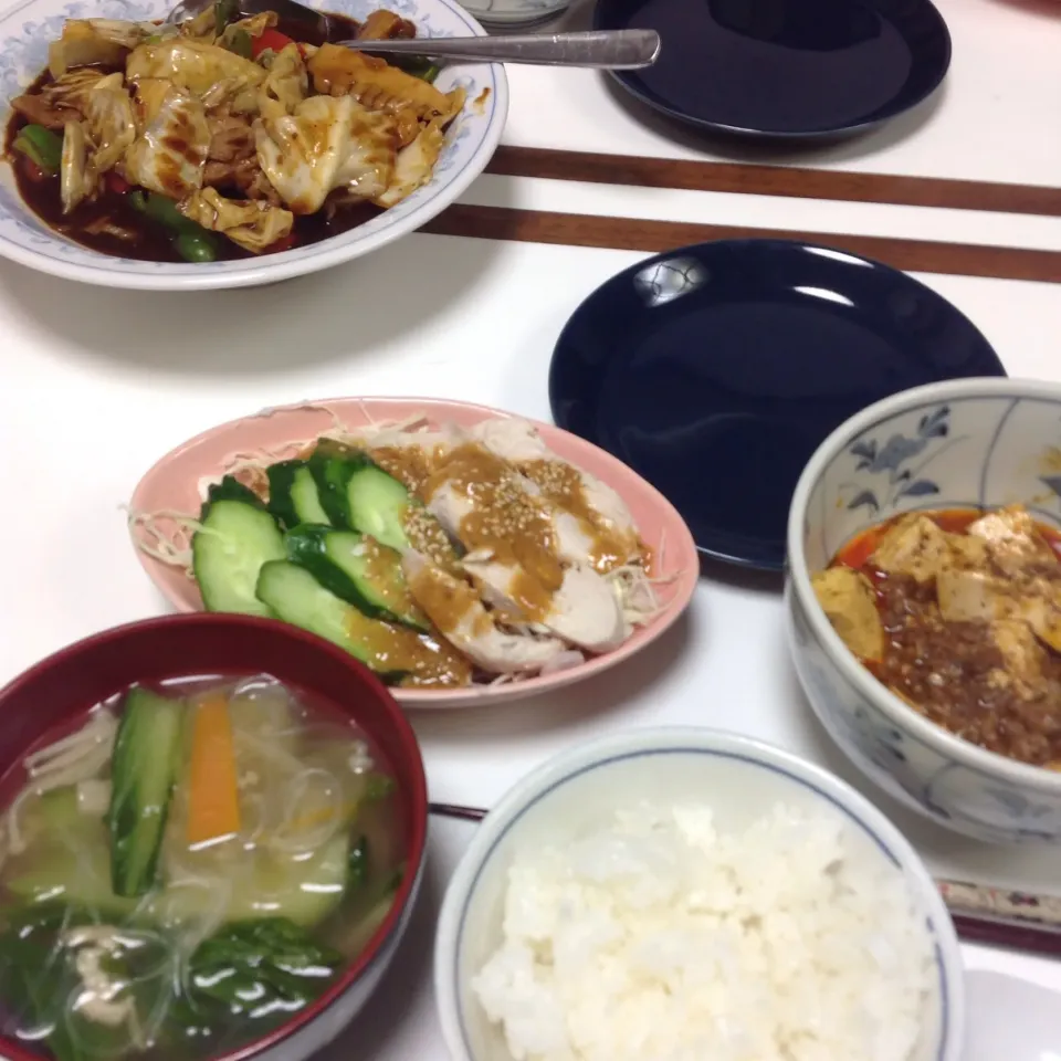 Snapdishの料理写真:晩ごはん|Sanままさん