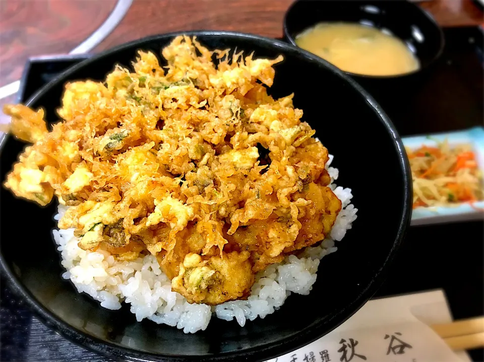 かき揚げ丼定食|リフルシャッフルさん