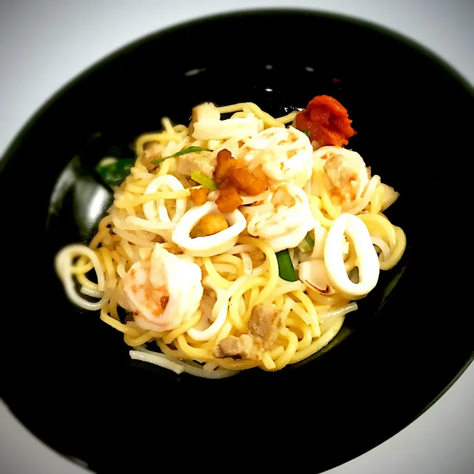 David Kwa's dish Fried Prawn Noodle|デビッドさん