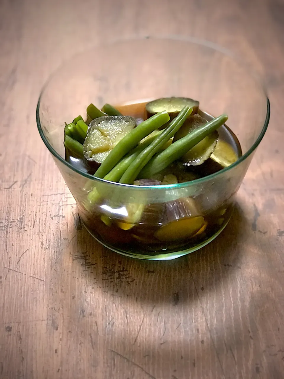 ナスとインゲンの夏の冷やし煮物|sonokoさん