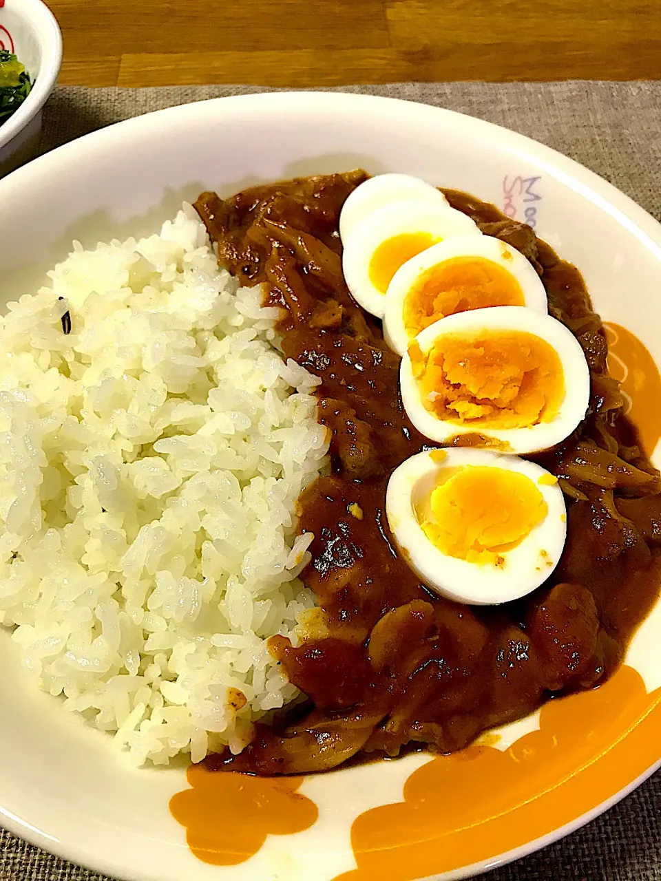 Snapdishの料理写真:トマトたっぷりカレー #茄子の炒め煮×ポタージュベース #ブイヤベース #ポタージュ|morimi32さん