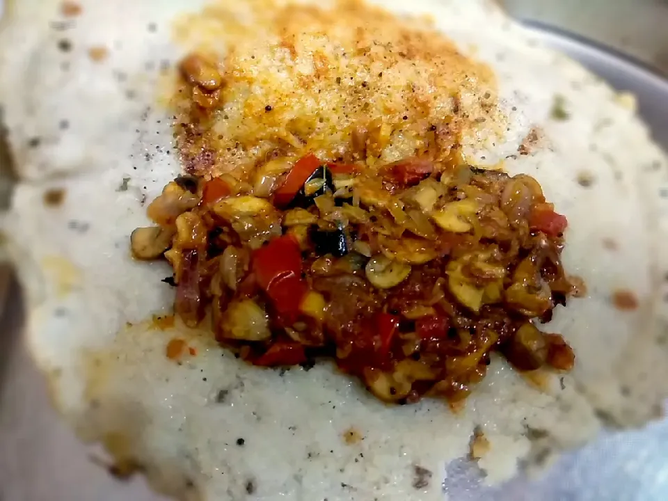 Rava mushroom masala dosai|venkatさん