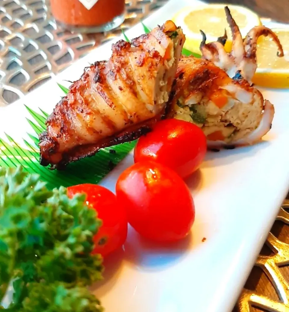 grilled stuffed squid|ģřãçîöůşさん