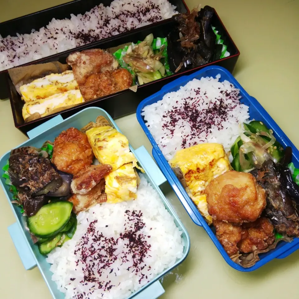 Snapdishの料理写真:6/9  家族弁当|けろよんさん