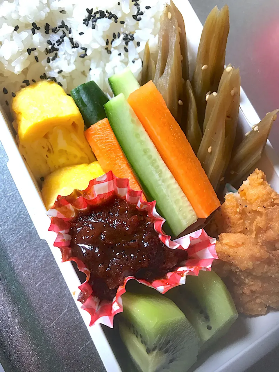 Snapdishの料理写真:コロナ太り解消弁当(^^)|ちーさん