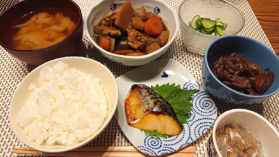 🐟️焼きサバ定食|くみけるさん