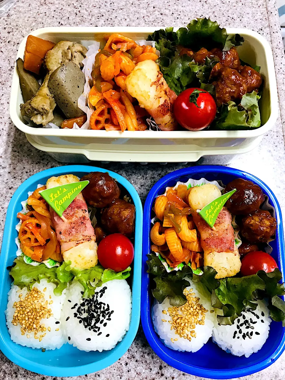 幼稚園ボーイズ&パパ弁当|えみさん