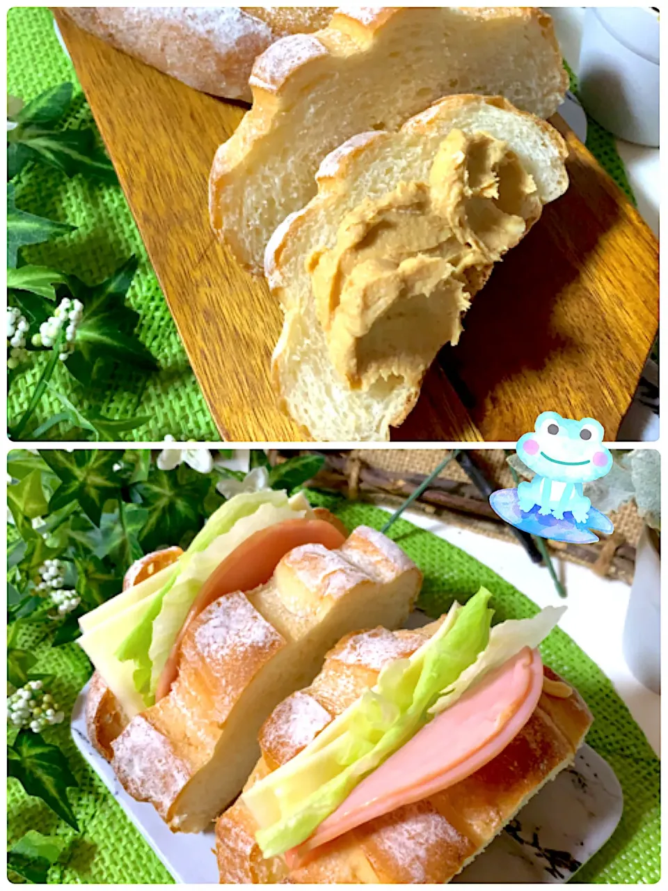 Snapdishの料理写真:朝ごはん☆ミルクハース|loveままさん