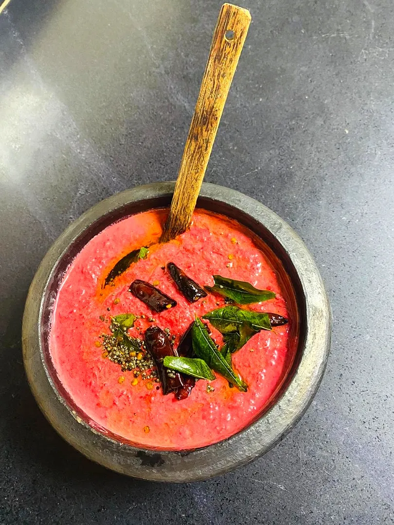 Snapdishの料理写真:Beetroot Pachadi | Kerala Sadya Special|meghaさん