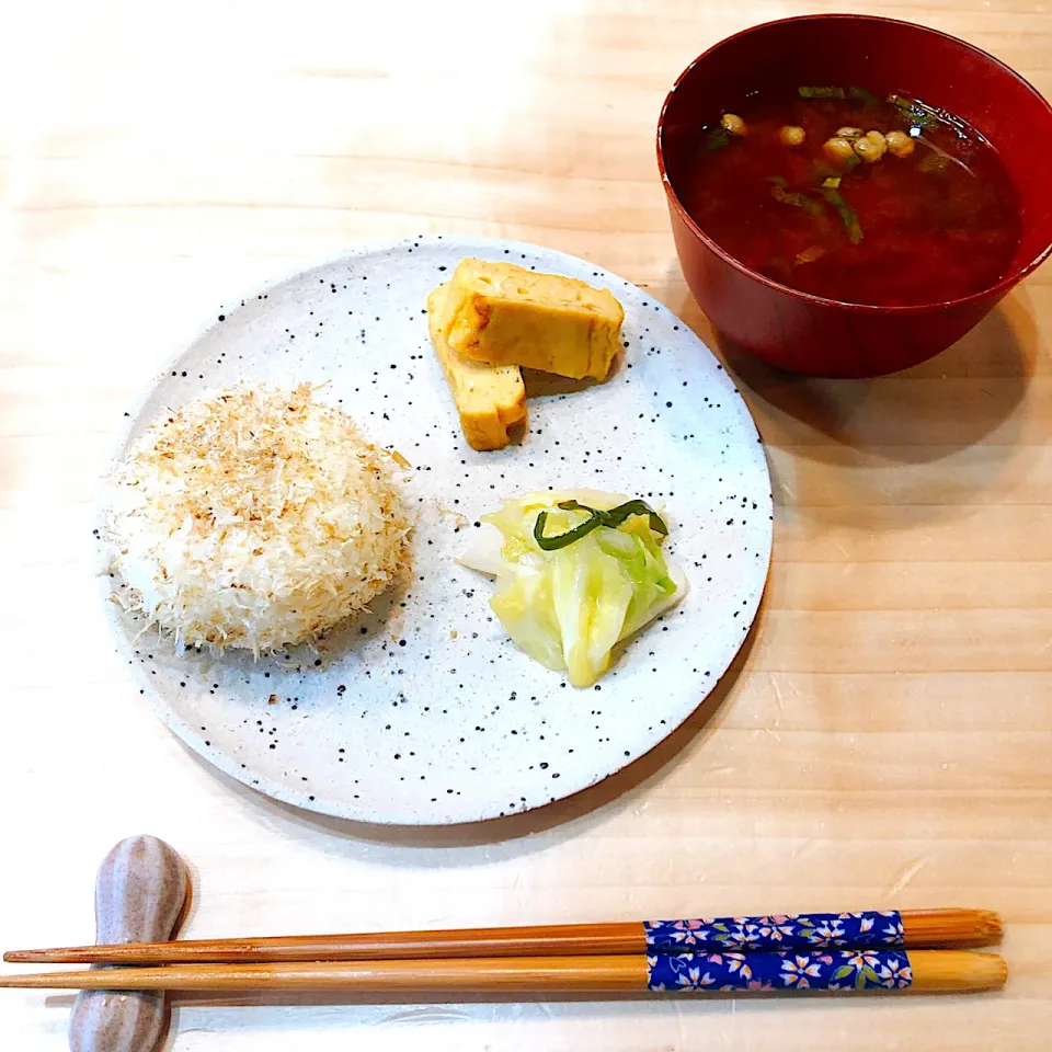 Snapdishの料理写真:父ちゃんの朝定食|kokoさん