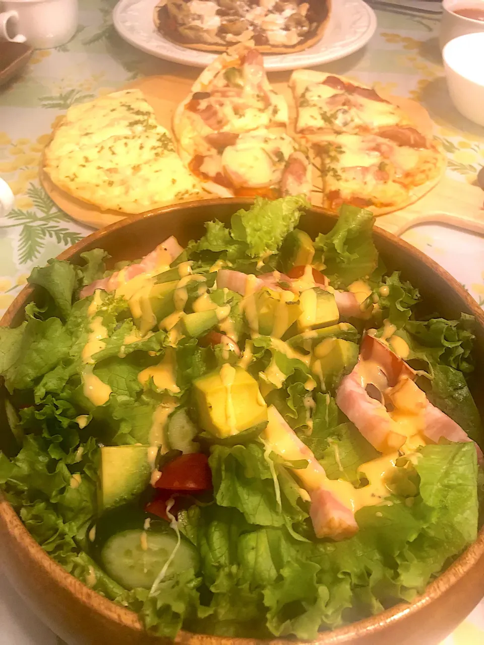 bacon chesse salad|marian ilanoさん