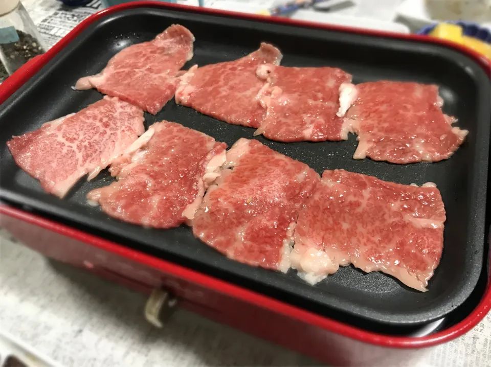 Snapdishの料理写真:米沢牛の焼肉|かずぴょんさん