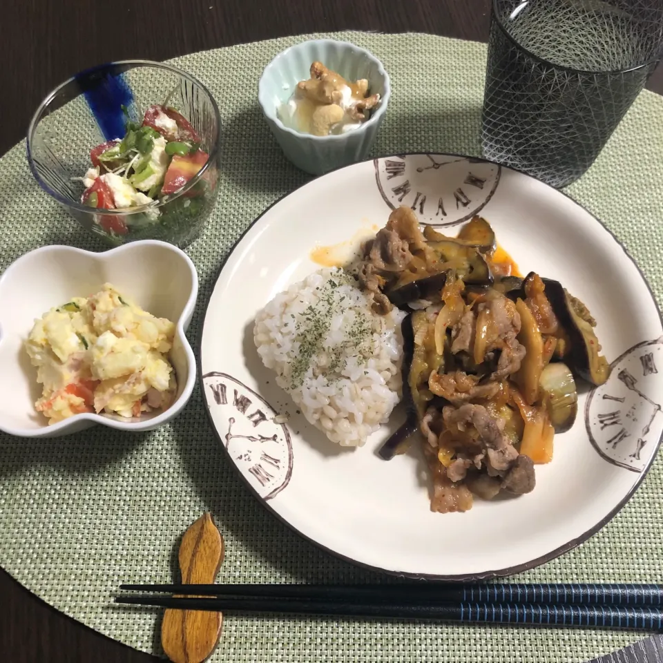 Snapdishの料理写真:6/10晩ご飯：豚キムチ|ななみんさん