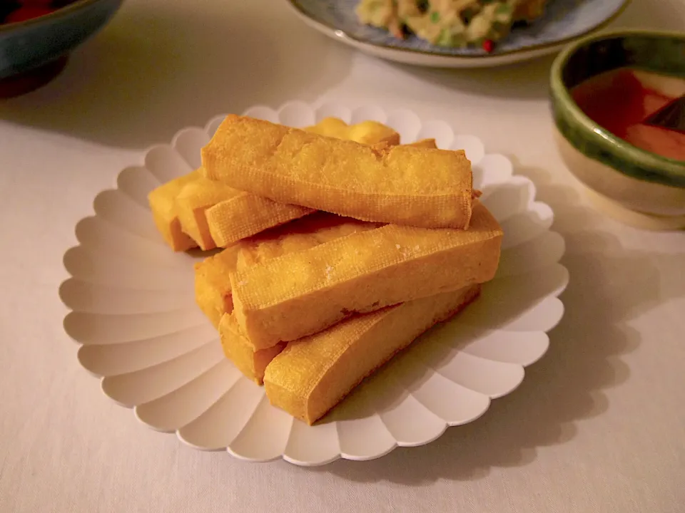 お豆腐の素揚げ|@chieko_tanabe_さん