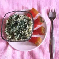 rice with nettles & pickled watermelon|Lista DeMancareさん