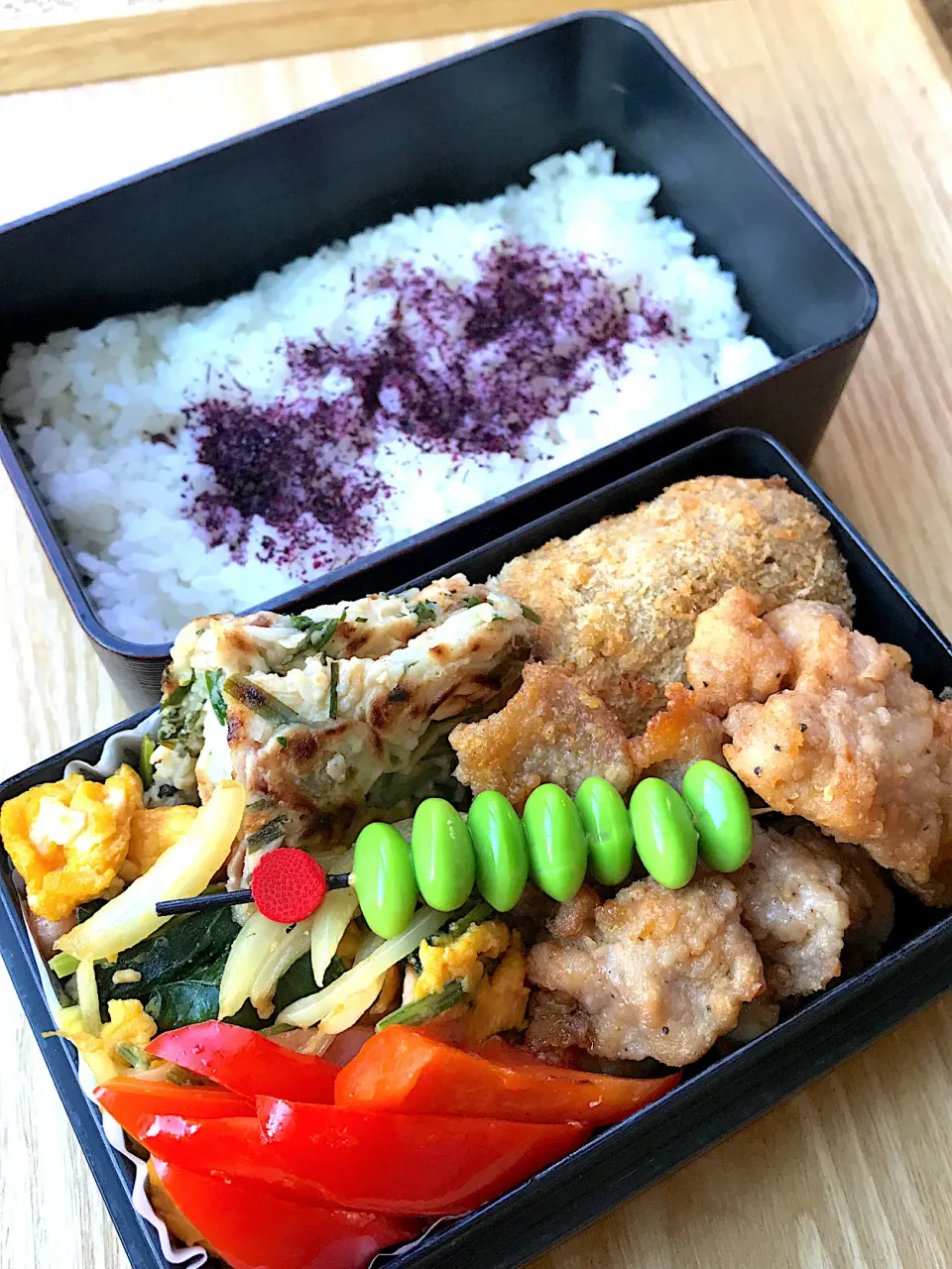 Snapdishの料理写真:唐揚げ弁当|二キィさん