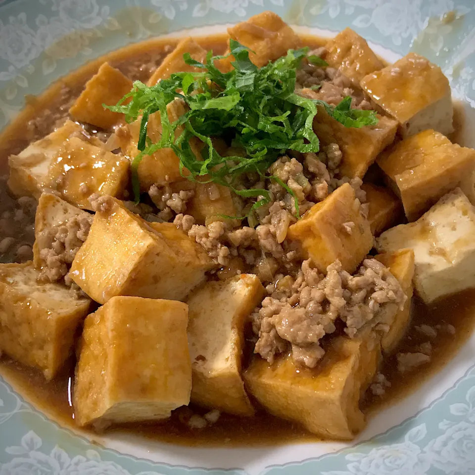 麻婆厚揚げ|まきさん