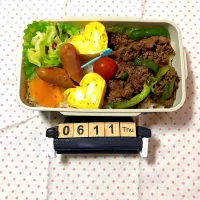 6月11日(木)の高1男子のお弁当♪|ごっちさん