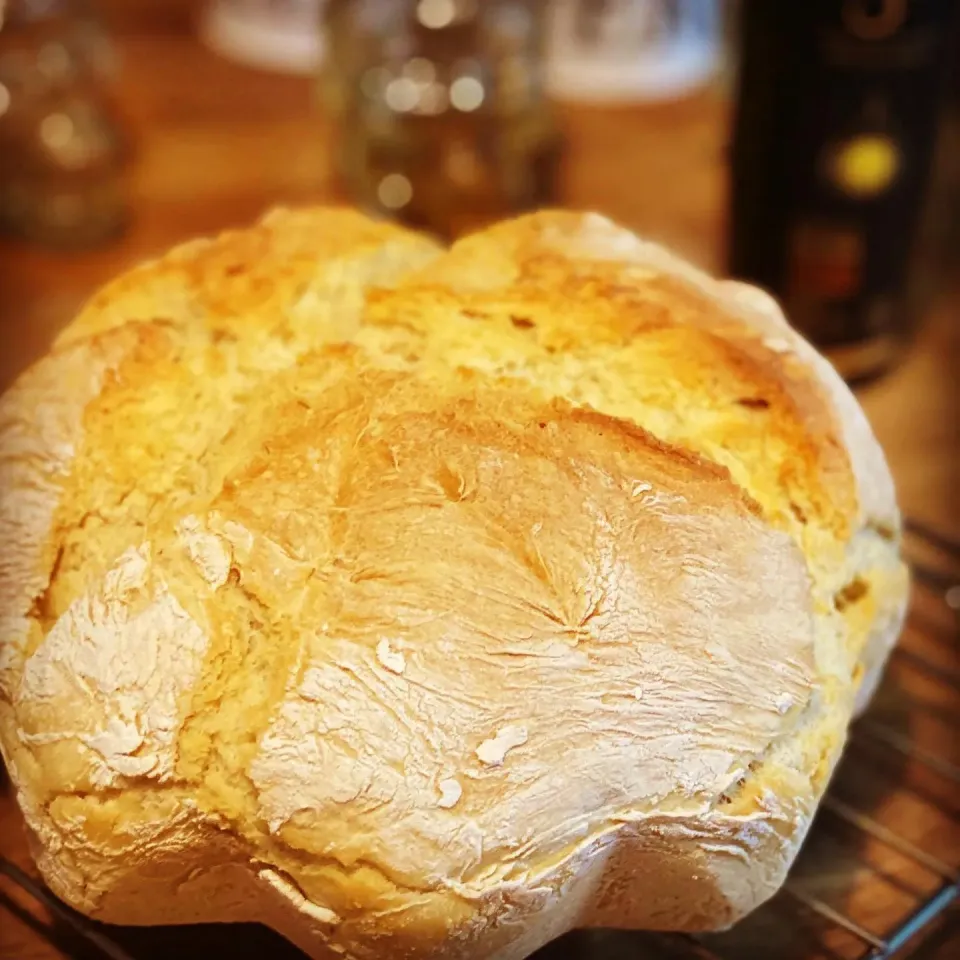 Freshly Made Bread today’s Flavor Almond Milk with Olive Oil Baked Bread  and it tastes great 👍. #bread #baking #homebaking #ilovebaking #chefemanuel|Emanuel Hayashiさん