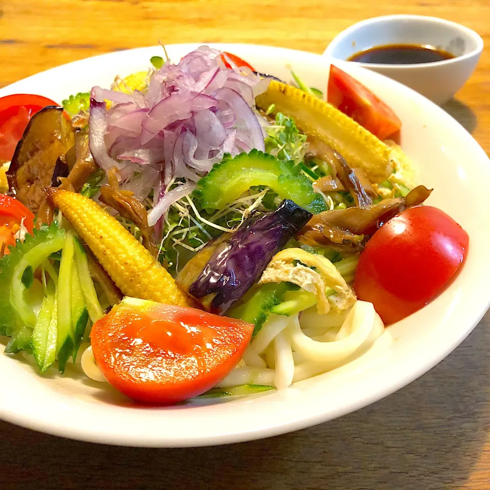 #vegan 
サラダうどん|makiko_aさん