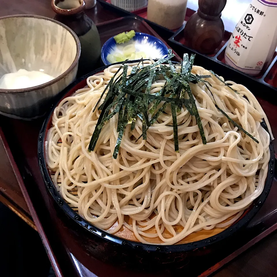 つけとろろそば大@相馬屋(月島)|塩豚骨さん