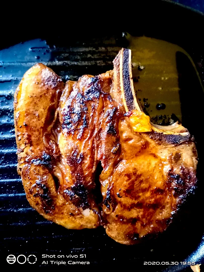 grilled pork steak|Joseph Melckiorさん