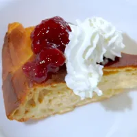 チーズケーキ🍰。　甘さ控えめに作りました❣️|Mom cookingさん