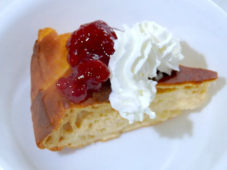 チーズケーキ🍰。　甘さ控えめに作りました❣️|Mom cookingさん