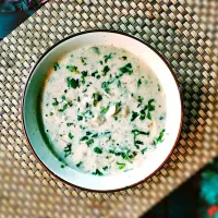 Cream of Mushroom ..for recipe click https://cookwithkb.blogspot.com/2020/06/cream-of-mushroom-soup.html|Karan Burmanさん