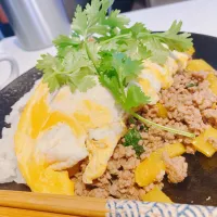 目玉焼きが失敗w ガパオ|Nさん