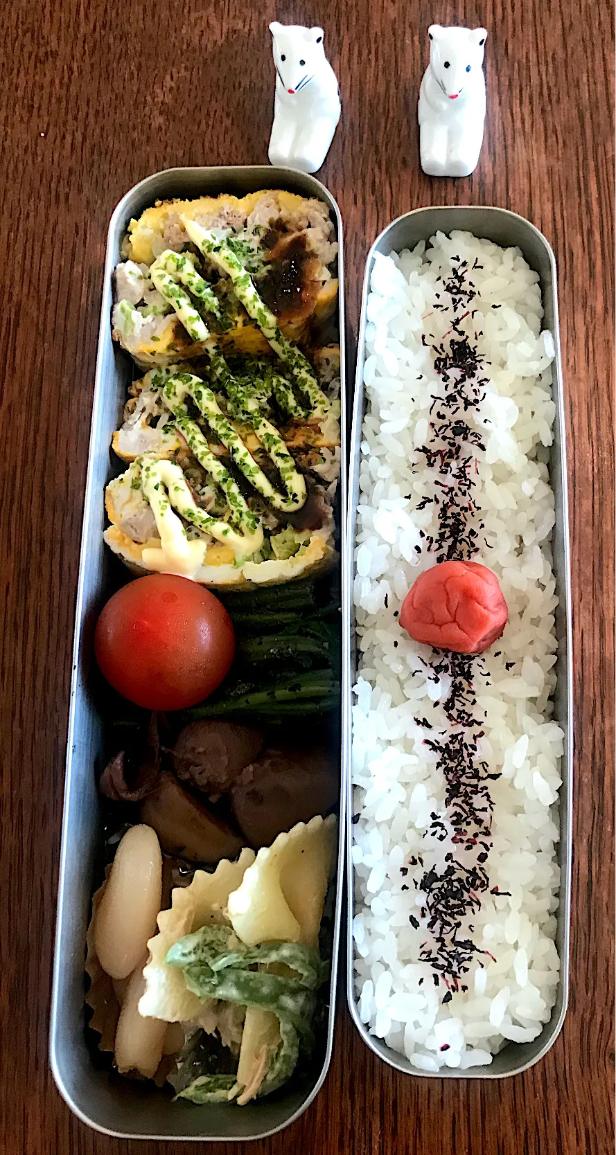 ランチ#サーモス #とんぺい焼き #お弁当 #お弁当記録|小松菜さん