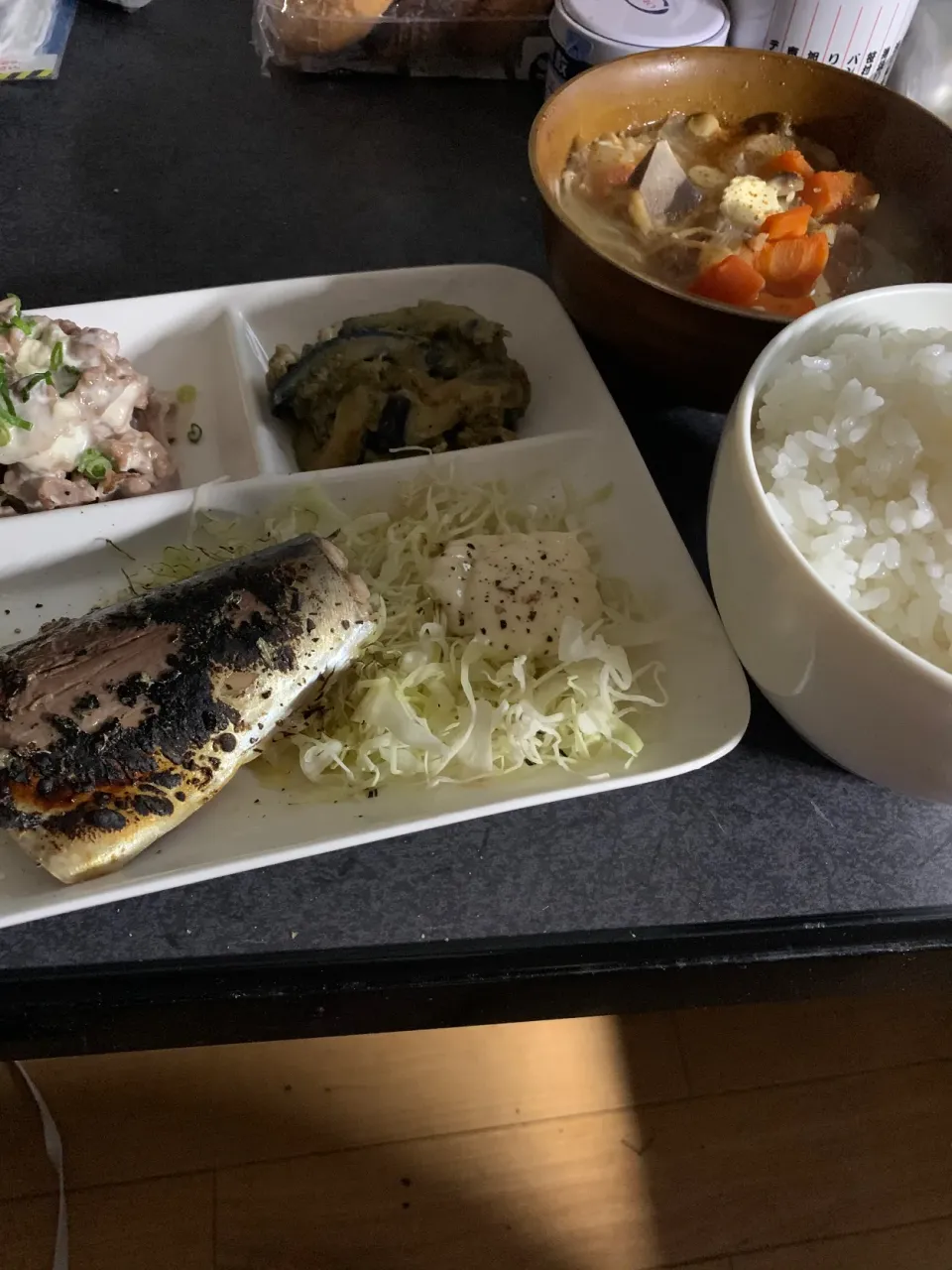 Snapdishの料理写真:サバ塩定食|saikoさん