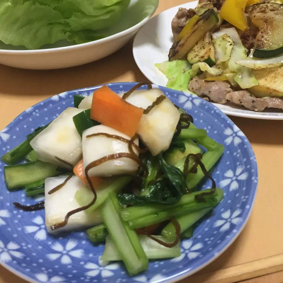 在宅勤務中の男飯(かぶの浅漬け)|おおもりの星さん