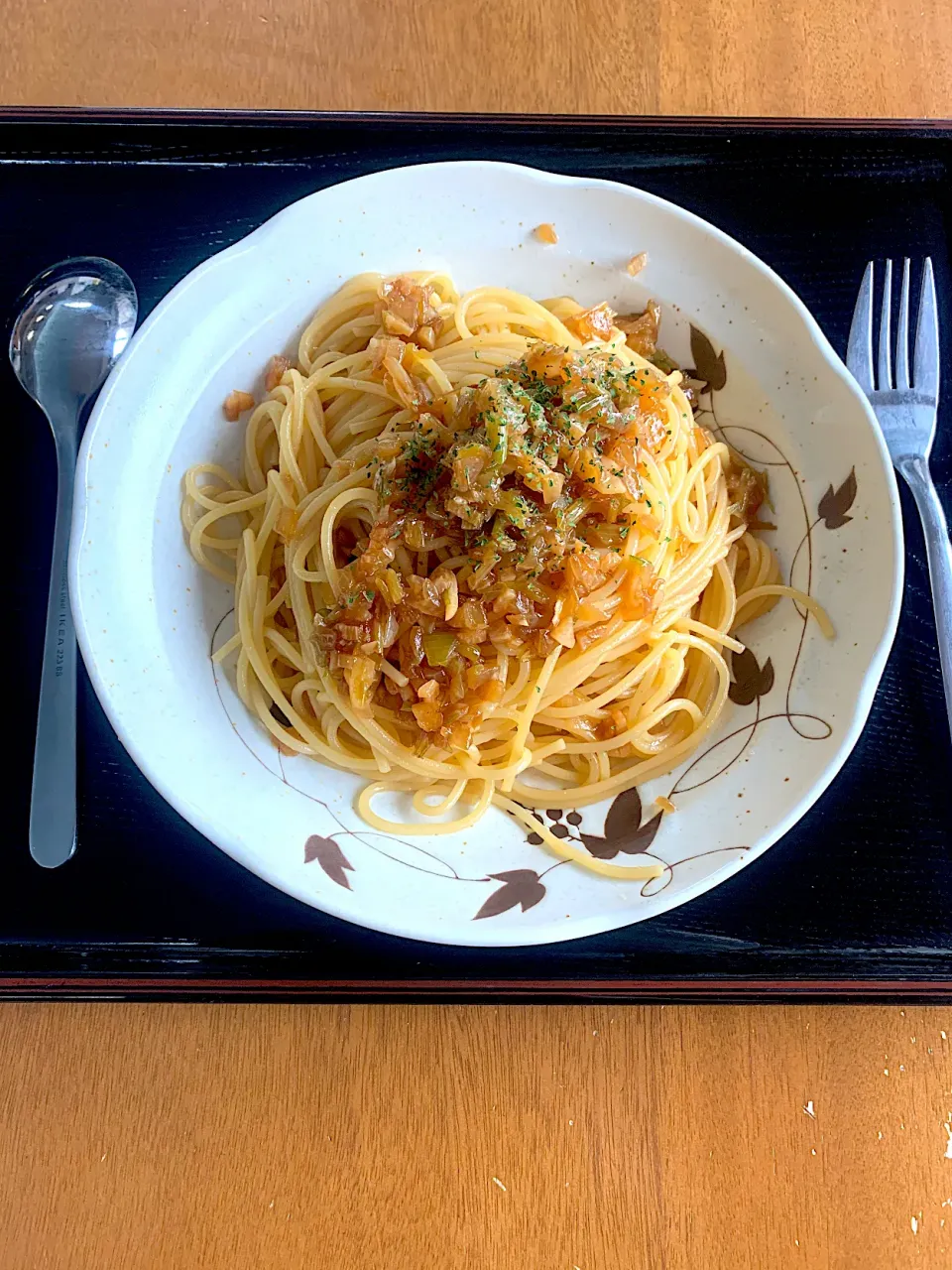 ねぎと玉ねぎのうまみパスタ|ひろさん