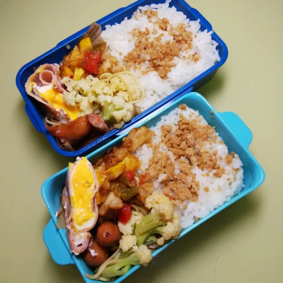 Snapdishの料理写真:6/12  母子弁当|けろよんさん