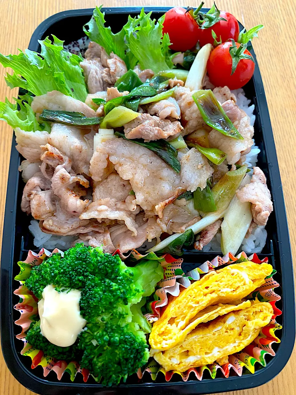 息子弁当　　ねぎ塩焼肉|maaakiiiさん