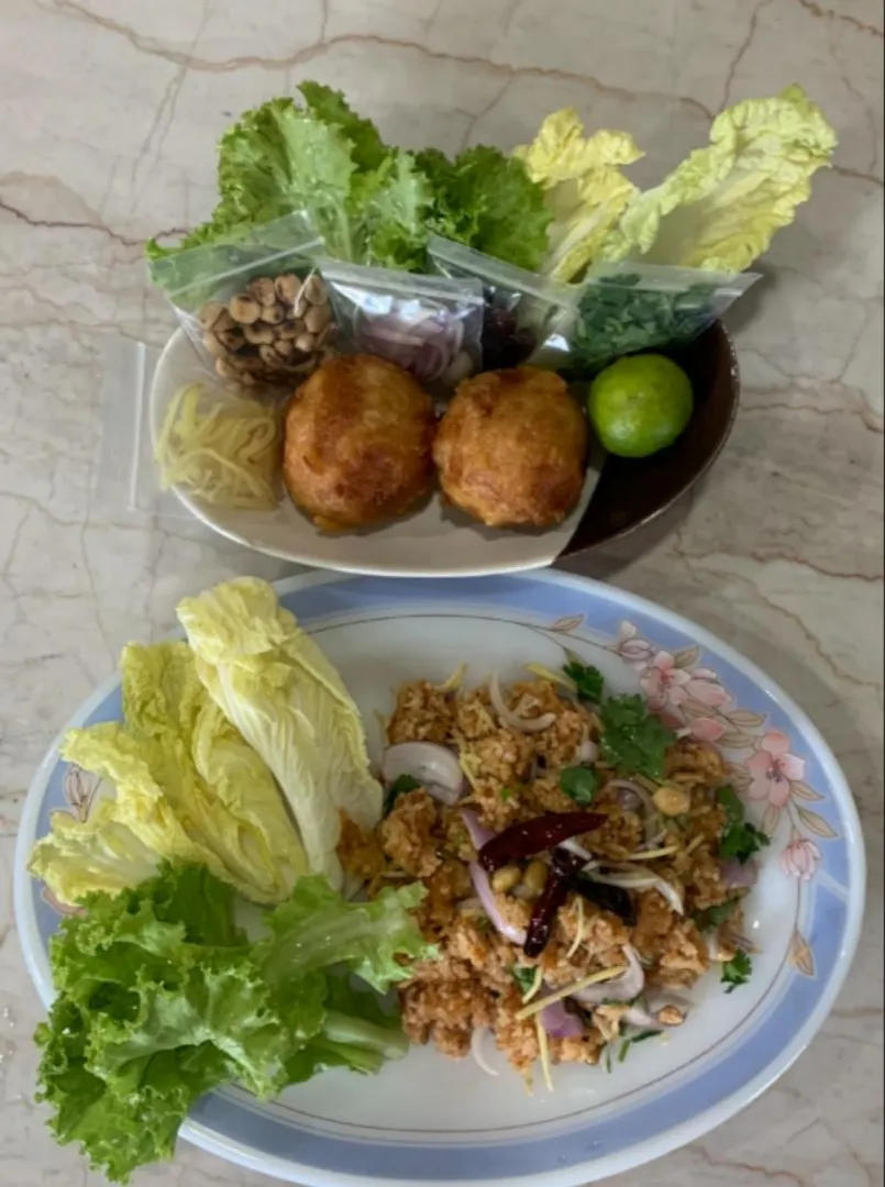 veggie rice balls salad|patcookingfeverパットさん